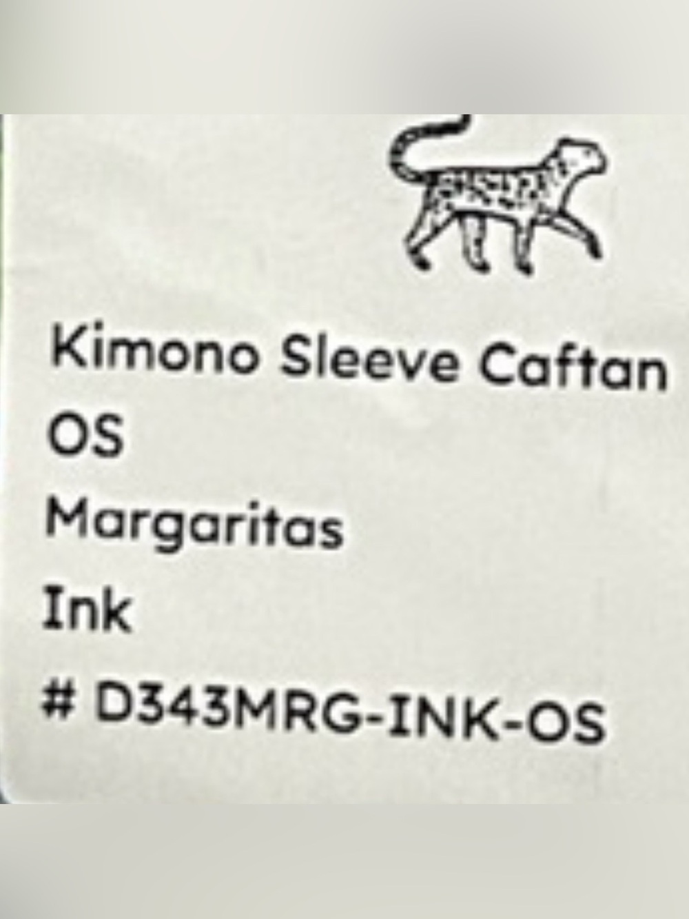 Print Fresh Kimono/Caftan with wide sleeves ,margarita tropical print OSFA - Picture 14 of 14